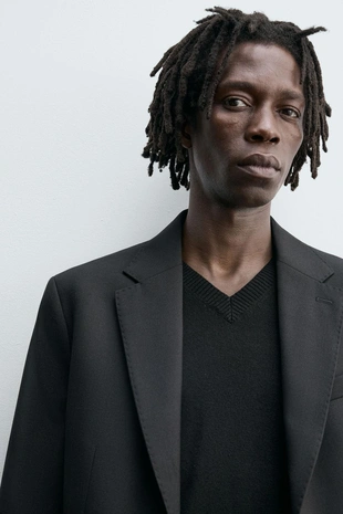 Костюмный блейзер из 100% шерсти- Заказать в России