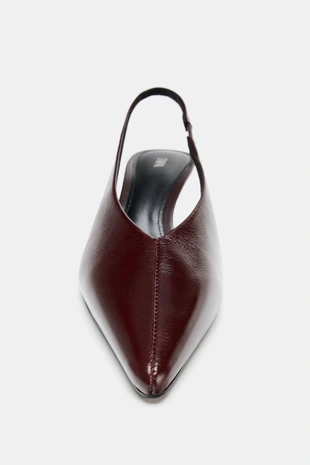 Кожаные туфли-сабо- Заказать в России