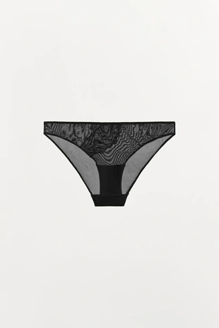 Трусы из сетчатой ткани с кружевом- Заказать в России