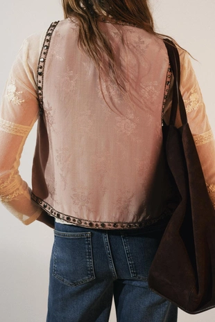 Жилет с бусинами — ZW COLLECTION- Заказать в России