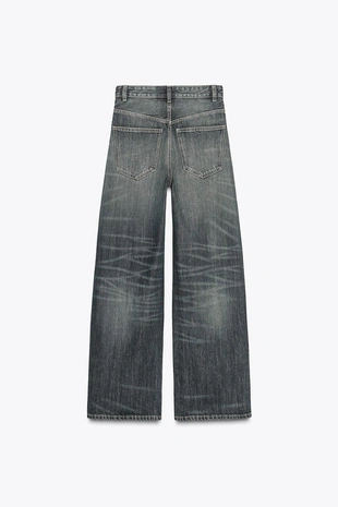 Джинсы TRF EXTRA WIDE LEG с высокой посадкой