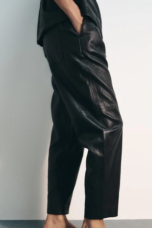 Брюки из искусственной кожи- Заказать в России