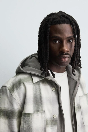 Фланелевая рубашка в клетку- Заказать в России