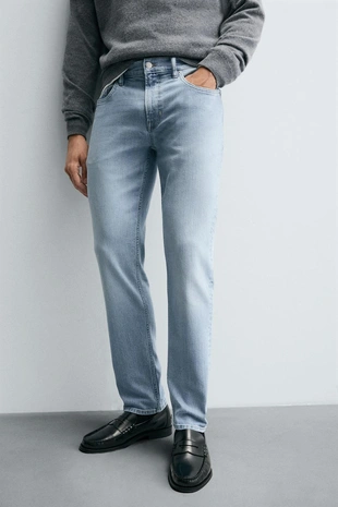Джинсы SLIM FIT базовые- Заказать в России