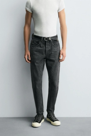 Укороченные джинсы SLIM FIT- Заказать в России
