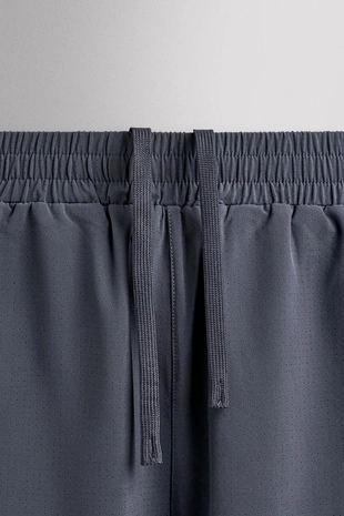 Light blue | 6096/318/406 - Zara Комбинированные шорты с перфорацией