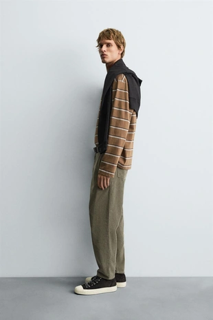 Вельветовые брюки CARROT FIT