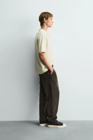 Вельветовые брюки CARROT FIT