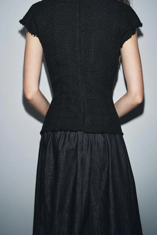 Комбинированное платье миди ZW COLLECTION- Заказать в России