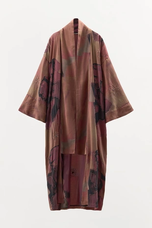 Кимоно с принтом, бусинами, LIMITED EDITION- Заказать в России