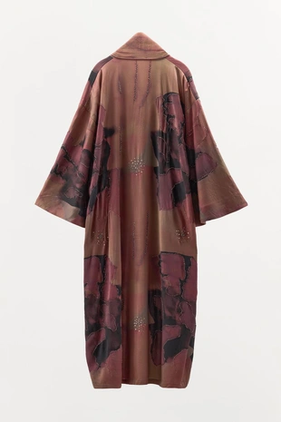 Кимоно с принтом, бусинами, LIMITED EDITION- Заказать в России