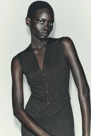 Платье миди с пуговицами- Заказать в России