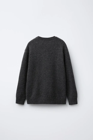 Dark anthracite | 5059/753/898 - Zara Свитер из 100% кашемира