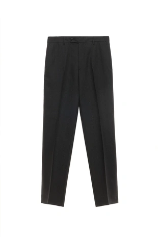 Black | 5705/506/800 - Zara Костюмные брюки из 100% шерсти