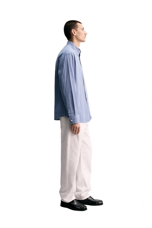 Рубашка классического кроя в клетку- Заказать в России