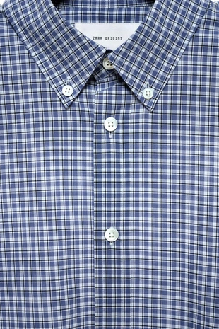 Рубашка классического кроя в клетку- Заказать в России