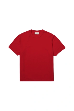 Футболка свободного кроя с отделкой в рубчик- Заказать в России