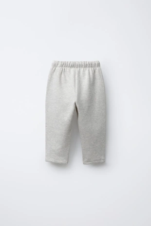 Брюки из флиса с принтом и карманами