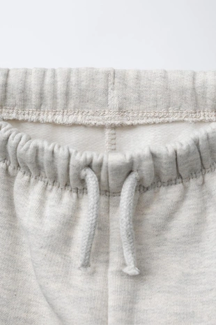 Брюки из флиса с принтом и карманами