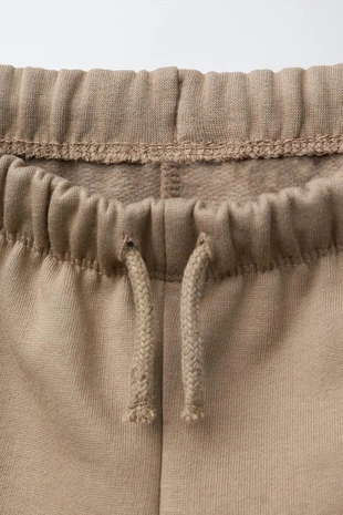 Брюки из флиса с принтом и карманами