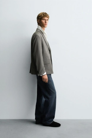 Блейзер костюмный в елочку- Заказать в России