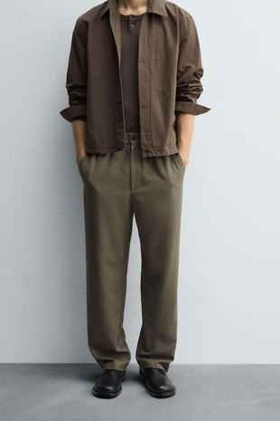 Брюки-джоггеры классического кроя- Заказать в России