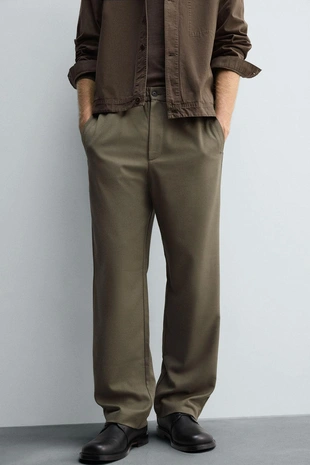 Брюки-джоггеры классического кроя- Заказать в России