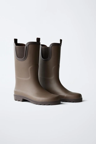 Купить Zara Высокие резиновые сапоги