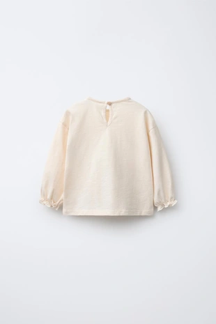 Купить Zara Футболка с вязаными нашивками