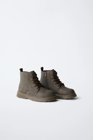 Brown | 7100/630/700 - Zara Ботинки со шнуровкой