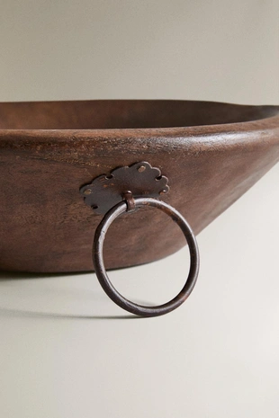 Деревянная сервировочная тарелка RUSTIC- Заказать в России