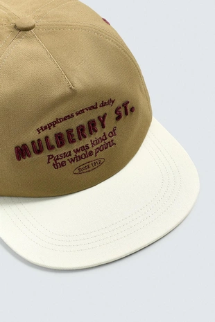 Кепка с плоским козырьком и вышивкой- Заказать в России