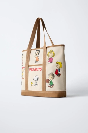 Купить Zara Сумка-шопер SNOOPY PEANUTS™