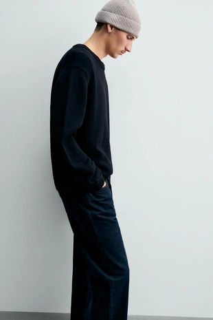 Трикотажная шапка из хлопка и кашемира- Заказать в России