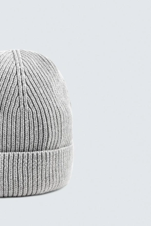 Трикотажная шапка из хлопка и кашемира- Заказать в России