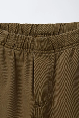 Brown | 7147/770/700 - Zara Брюки карго из твила