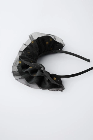 Купить Zara Ободок со звездами и флоковым покрытием