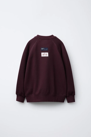 Купить Zara Толстовка с принтом «номер»