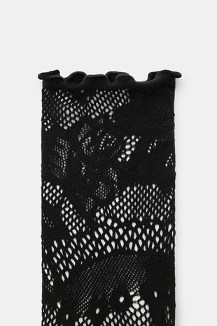 Бесшовные носки с кружевом- Заказать в России