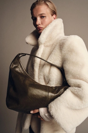 Овальная кожаная сумка- Заказать в России