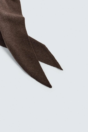 Вязаная бандана 100% шерсть- Заказать в России