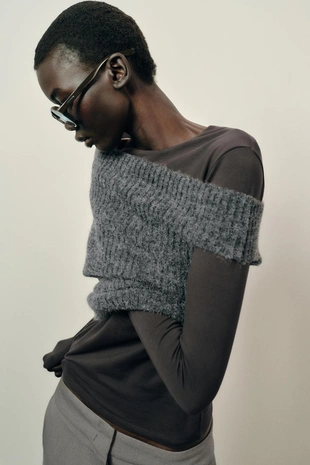 Базовая хлопковая футболка- Заказать в России