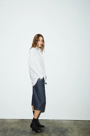 Рубашка из поплина