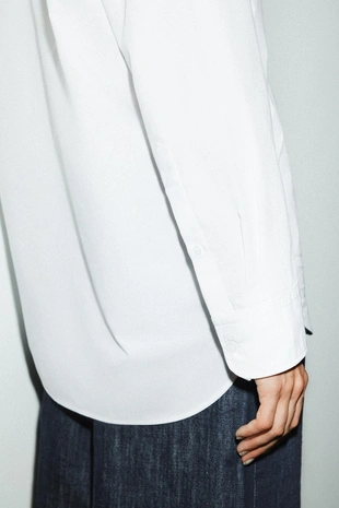 Рубашка из поплина- Заказать в России