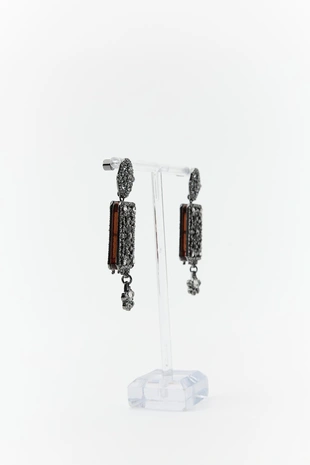 Серьги со стразами- Заказать в России