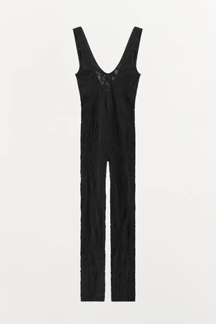 Бесшовный кружевной комбинезон- Заказать в России