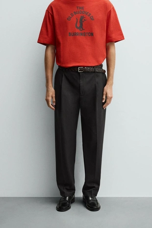 Брюки со складками- Заказать в России