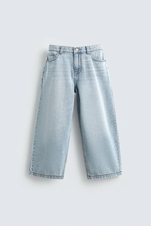 LOOSE FIT JEANS WITH MICKEY SILHOUETTE PATCH HARRY LAMBERT FOR ZARA X DISNEY- Заказать в России