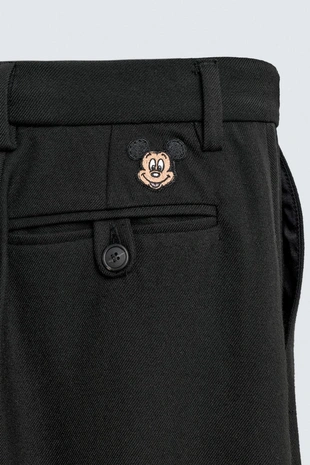 Брюки от костюма с заплаткой MICKEY MOUSE HARRY LAMBERT FOR ZARA X DISNEY- Заказать в России