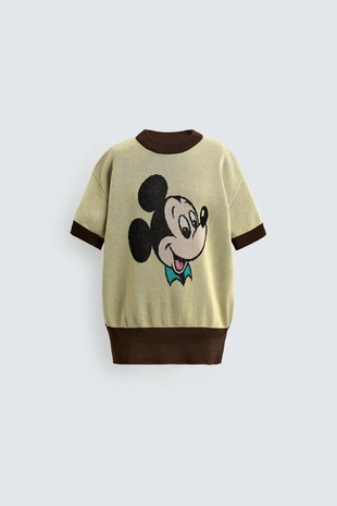 Купить Zara Трикотажная футболка MICKEY MOUSE HARRY LAMBERT FOR ZARA X DISNEY